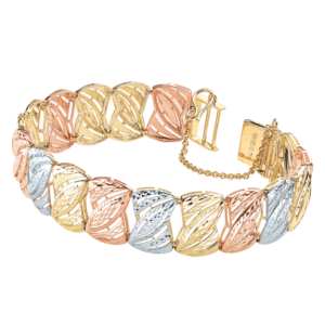 Ming Seng tri gold bracelet